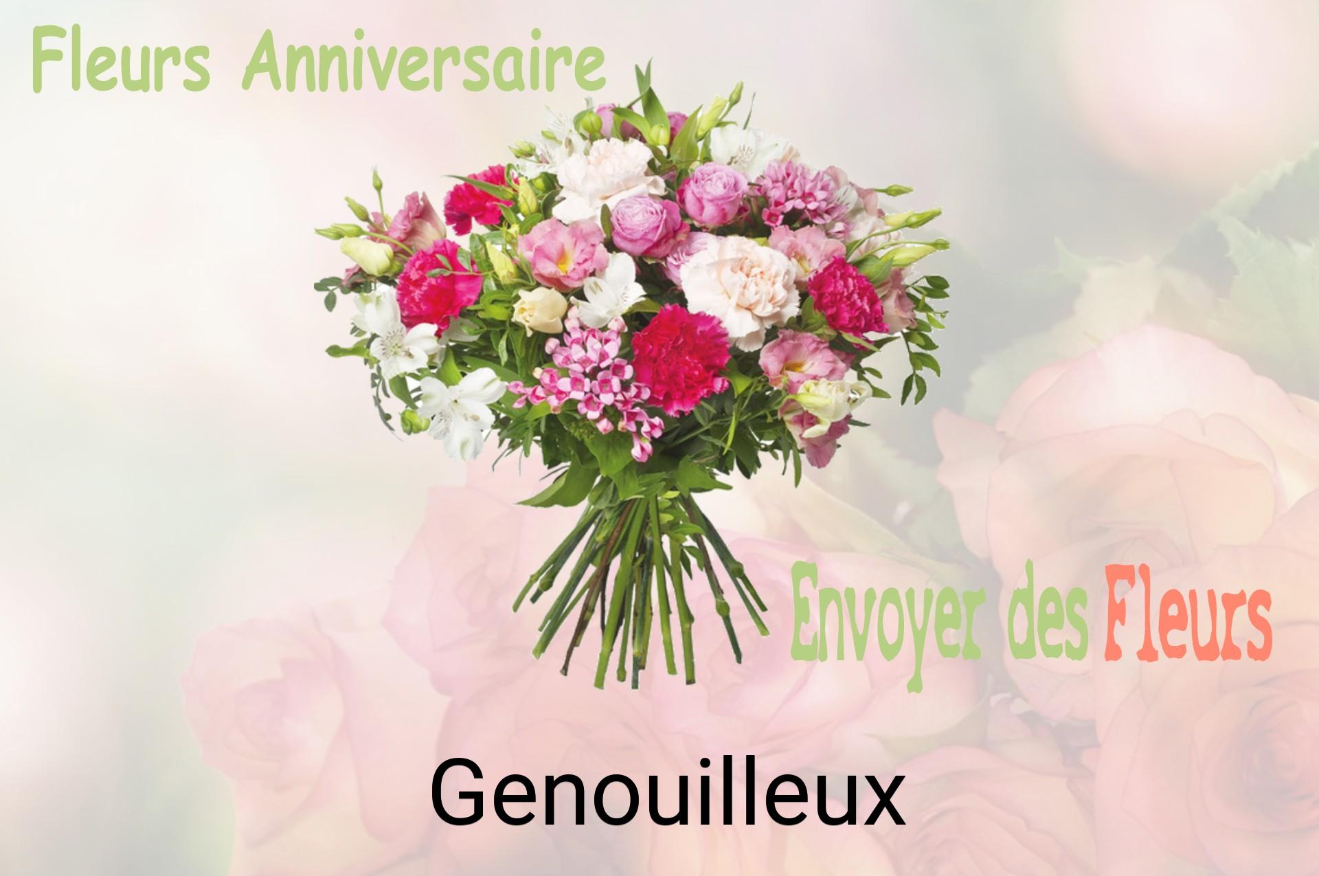 Bouquet de fleurs d’anniversaire livré à Genouilleux